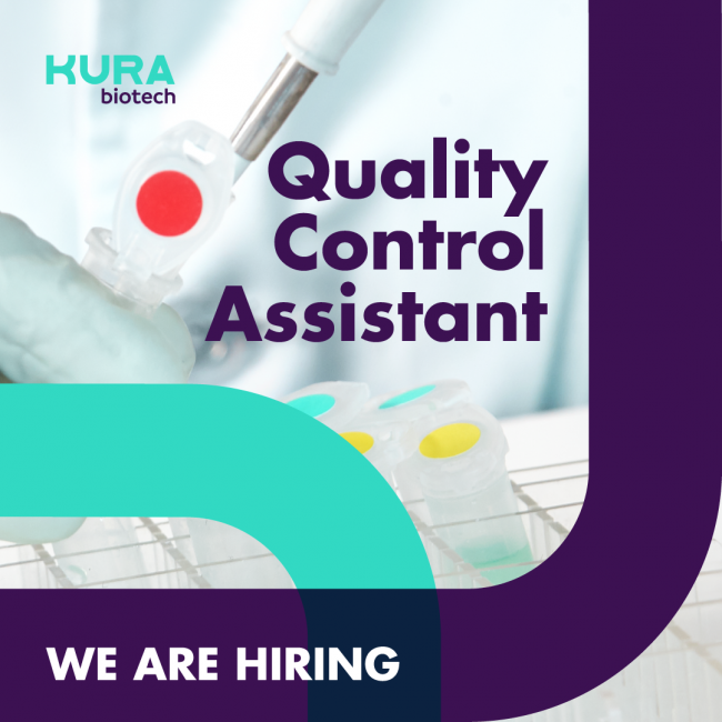 Quality Control Assistant at Kura Biotech Redbionova
